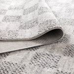 Aspen Grey Checkered Rug