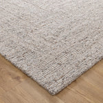 Rowan Greige Modern Wool Rug