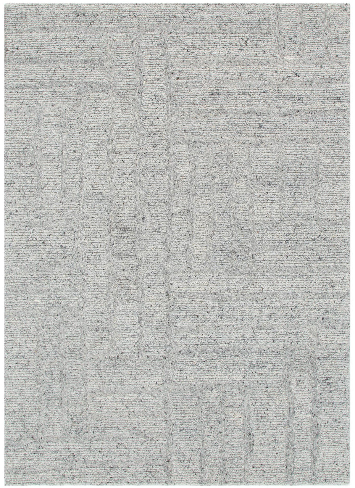 Rowan Grey Modern Wool Rug