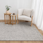 Rowan Grey Modern Wool Rug