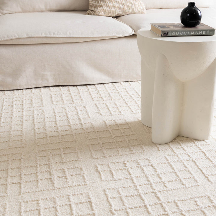 Arden Ivory Knitted Wool Rug, [cheapest rugs online], [au rugs], [rugs australia]