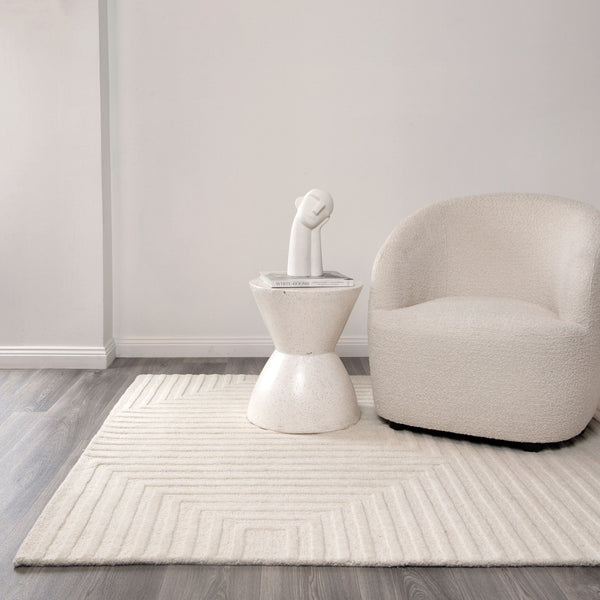 Nordic Nest Felix Cream Wool Rug, [cheapest rugs online], [au rugs], [rugs australia]