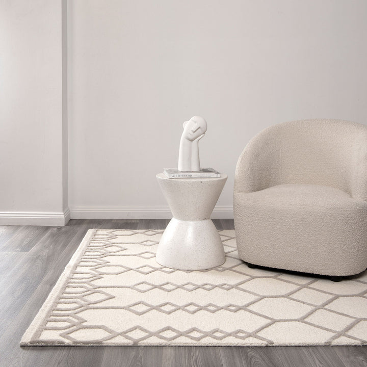 Nordic Nest Senso Beige Wool Rug, [cheapest rugs online], [au rugs], [rugs australia]