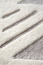 Nordic Nest Trilogy Greige Wool Rug, [cheapest rugs online], [au rugs], [rugs australia]