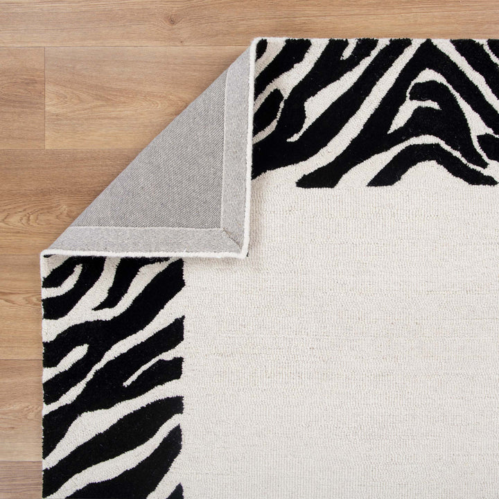 Nordic Nest Zanzibar Black & White Wool Rug, [cheapest rugs online], [au rugs], [rugs australia]