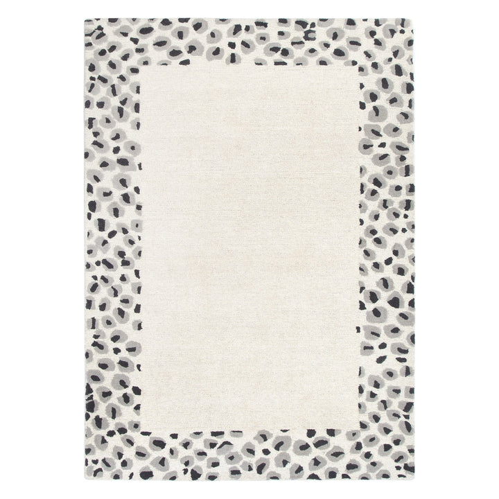 Nordic Nest Leopard Cream Grey Wool Rug, [cheapest rugs online], [au rugs], [rugs australia]