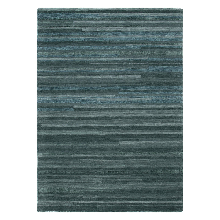 Nordic Nest Linear Teal Wool Rug, [cheapest rugs online], [au rugs], [rugs australia]