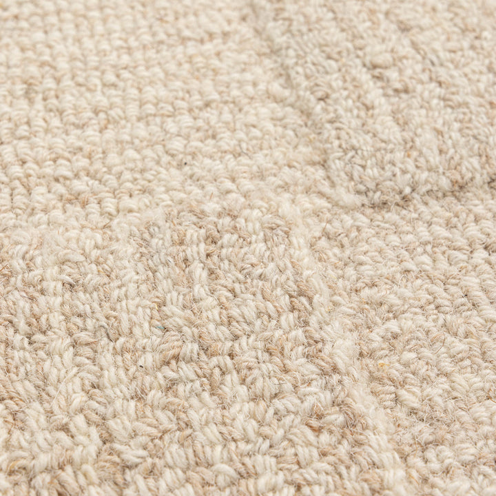 Nordic Nest Checkered Cream Wool Rug, [cheapest rugs online], [au rugs], [rugs australia]