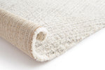Nirvana Light Grey Organic Ripple Plush Rug
