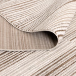 Nova Lines Beige Brown Rug