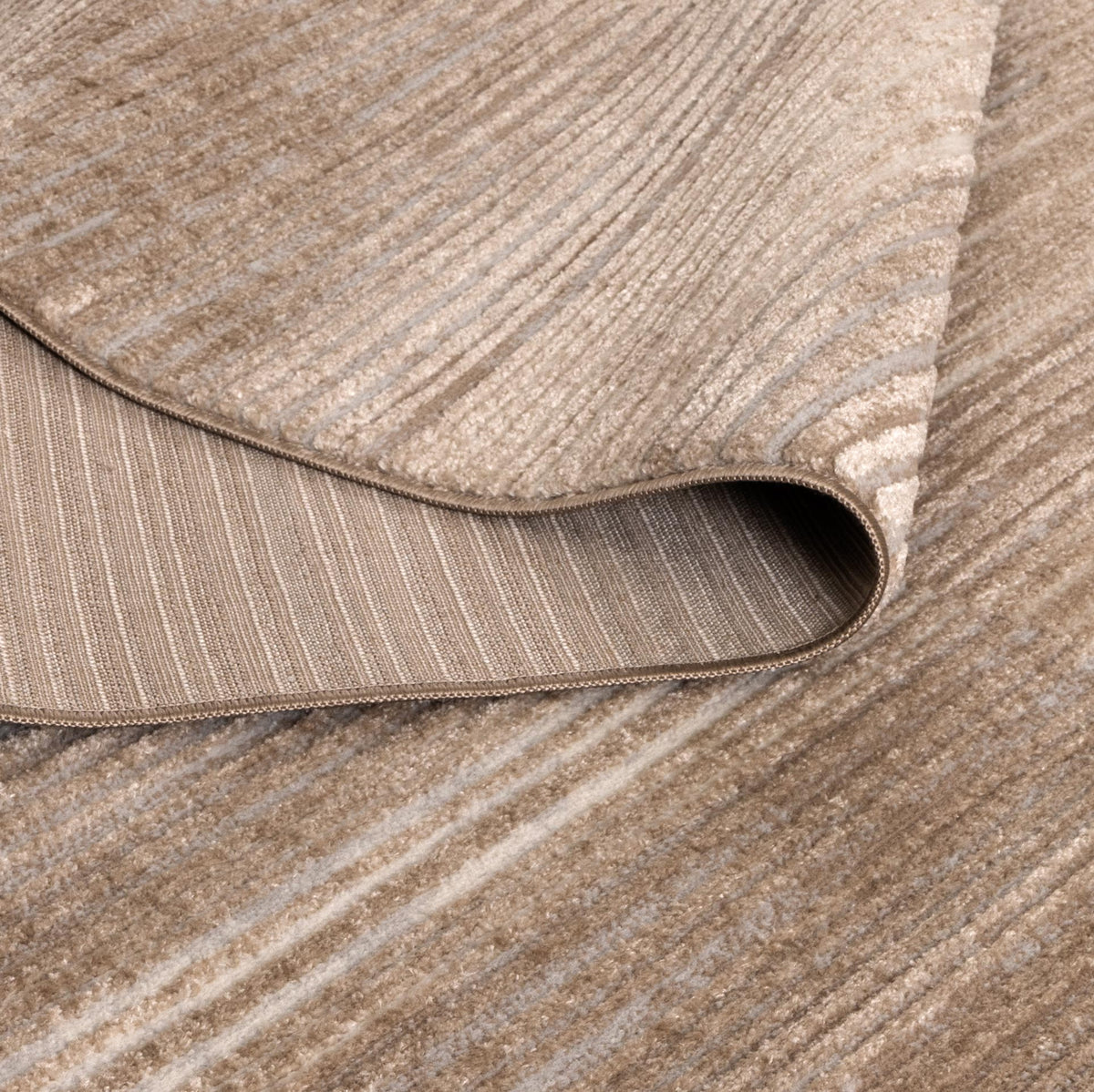 Nova Lines Brown Grey Rug