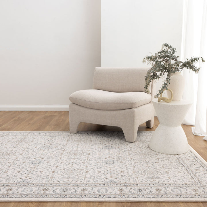 Symphony Traditional Border Cream and Beige Rug, [cheapest rugs online], [au rugs], [rugs australia]