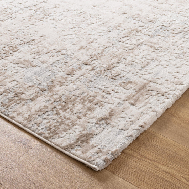 Symphony Abstract Distressed Cream and Beige Rug, [cheapest rugs online], [au rugs], [rugs australia]