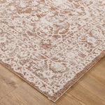 Muse Distressed Beige & Rust Transitional Rug