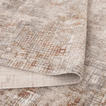 Muse Abstract Lines Multi Rust Transitional Rug