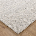 Rowan Silver Modern Wool Rug