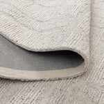 Rowan Silver Modern Wool Rug