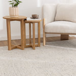 Rowan Silver Modern Wool Rug