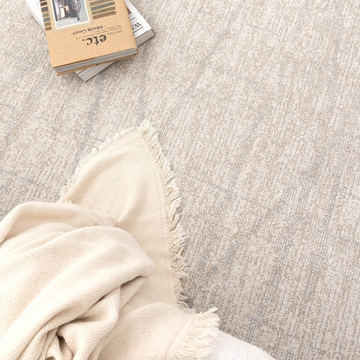 Haven Lines Grey Beige Rug, [cheapest rugs online], [au rugs], [rugs australia]