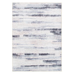 Sunday Abstract Blue Multi Machine Washable Rug