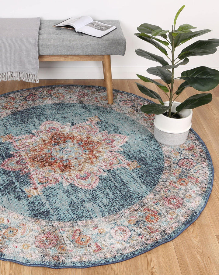 Clara Brentwood Transitional Navy Rug - The Rugs