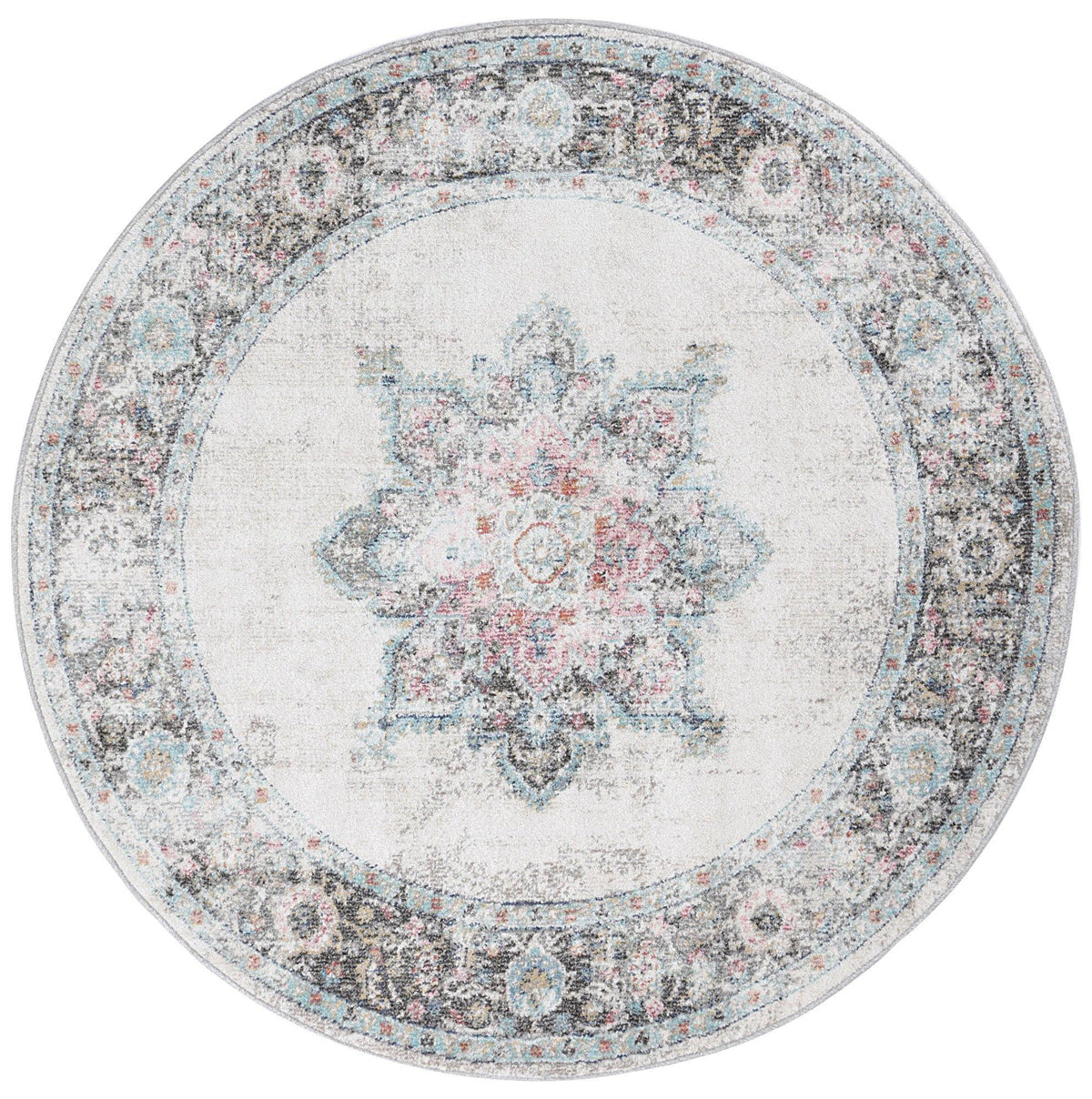 Clara Brentwood Transitional Cream Rug - The Rugs