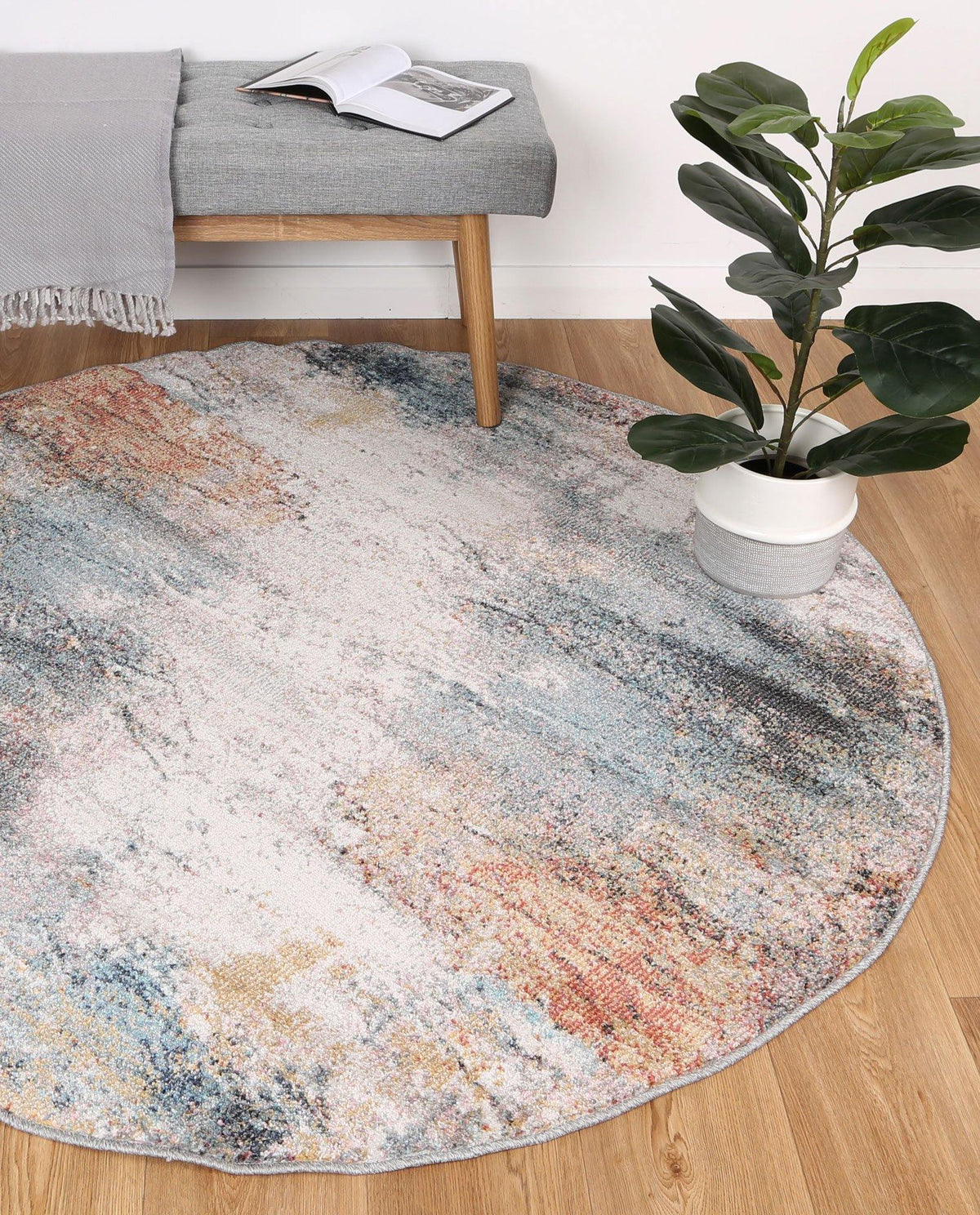 Clara Aveza Abstract Soft Multi Rug - The Rugs