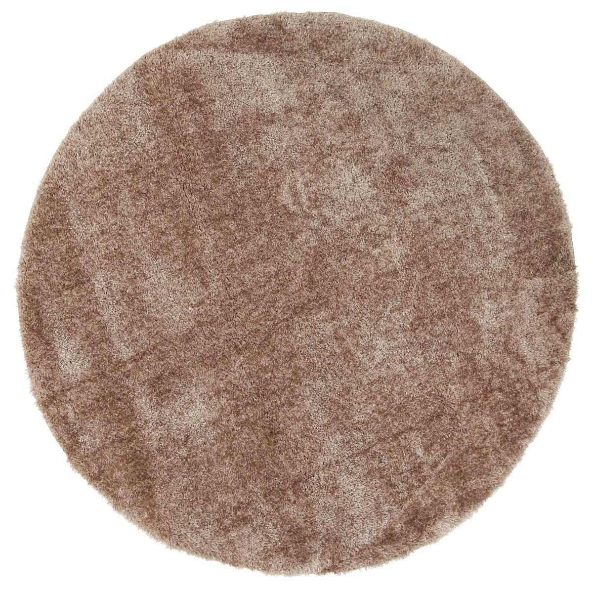 Oasis Soft Shag Round Rug Camel - The Rugs