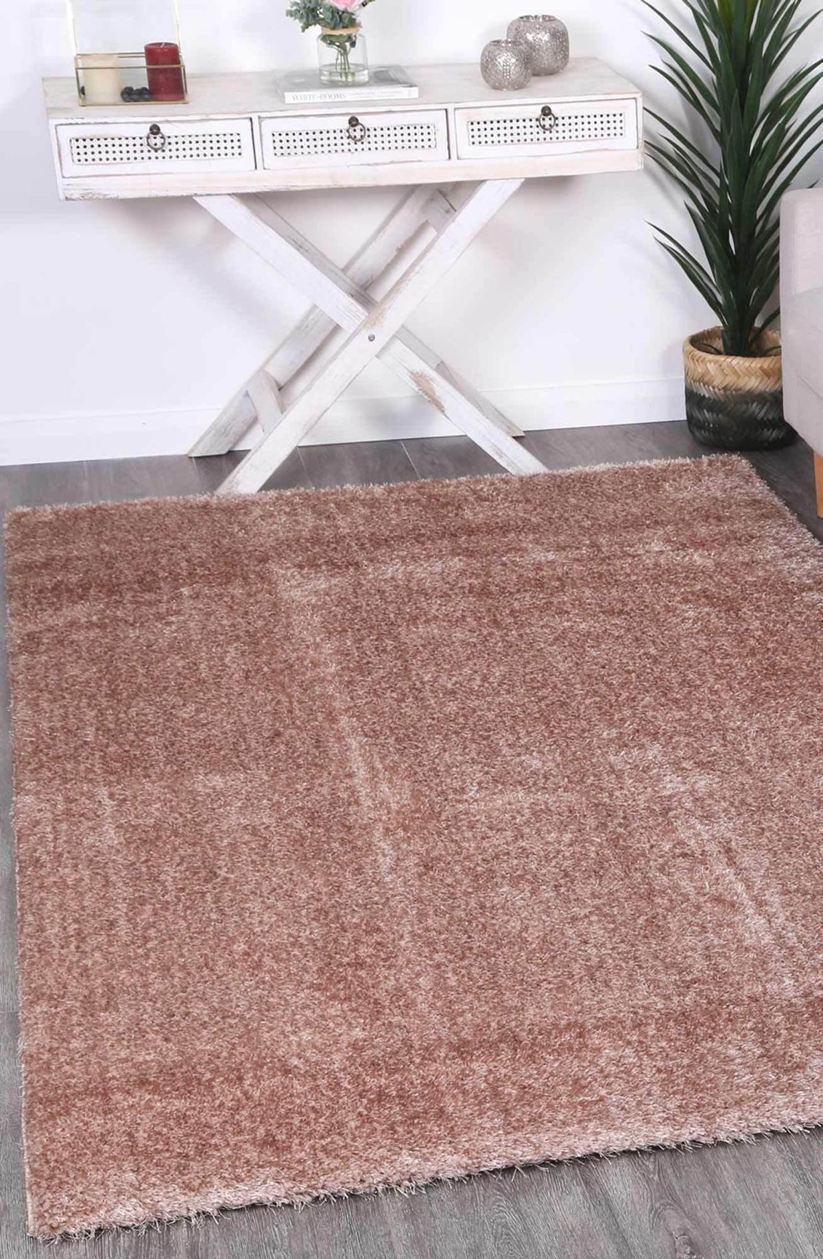 Oasis Soft Shag Camel Rug - The Rugs