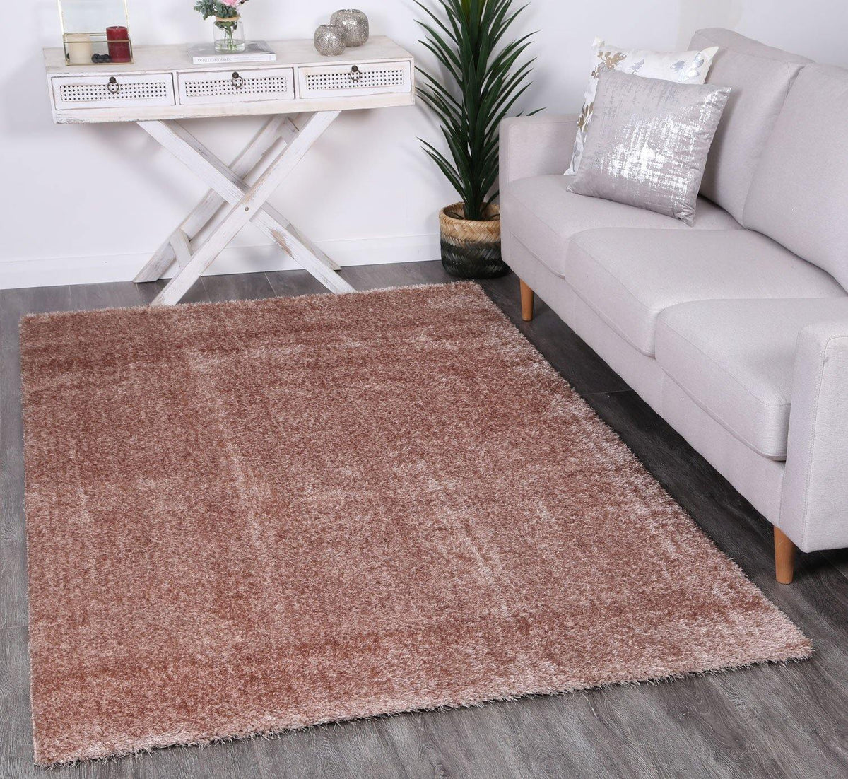 Oasis Soft Shag Camel Rug - The Rugs
