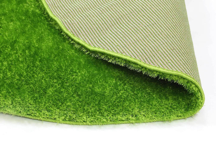 Oasis Soft Shag Green Rug - The Rugs