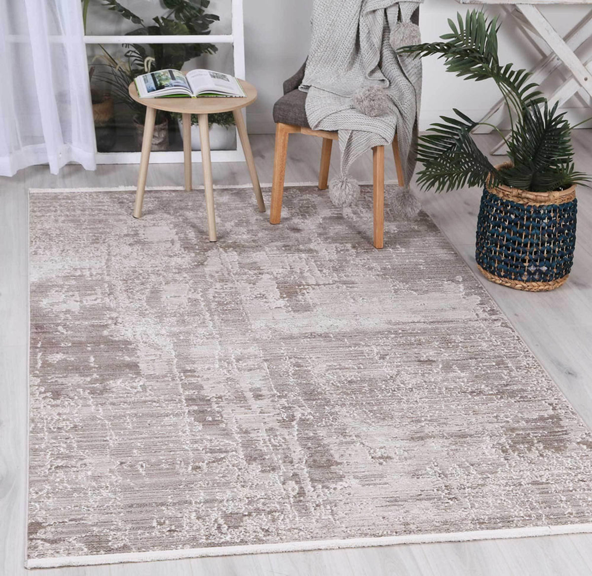 Mirage Modern Ayla Beige Rug - The Rugs