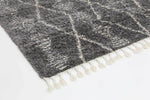 Marrakesh Zara Tribal Grey Cream Moroccan Rug - The Rugs