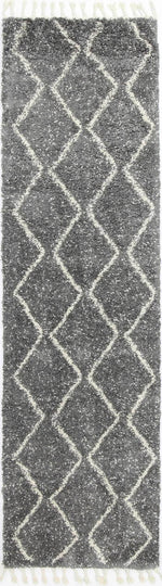 Marrakesh Levi Fleck Tribal Grey Moroccan Rug - The Rugs