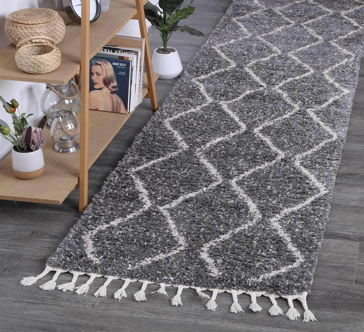Marrakesh Levi Fleck Tribal Grey Moroccan Rug - The Rugs