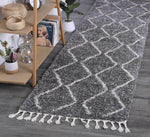 Marrakesh Levi Fleck Tribal Grey Moroccan Rug - The Rugs