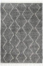 Marrakesh Levi Fleck Tribal Grey Moroccan Rug - The Rugs