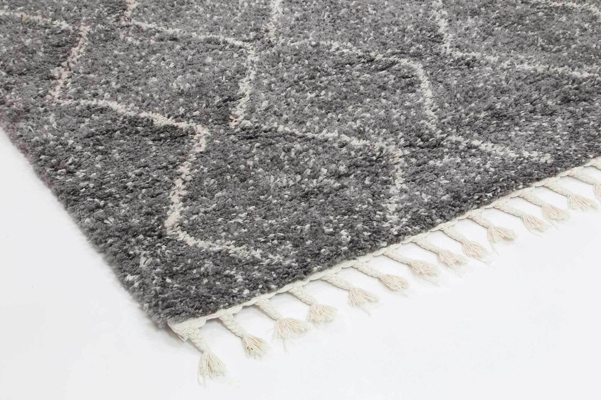 Marrakesh Levi Fleck Tribal Grey Moroccan Rug - The Rugs