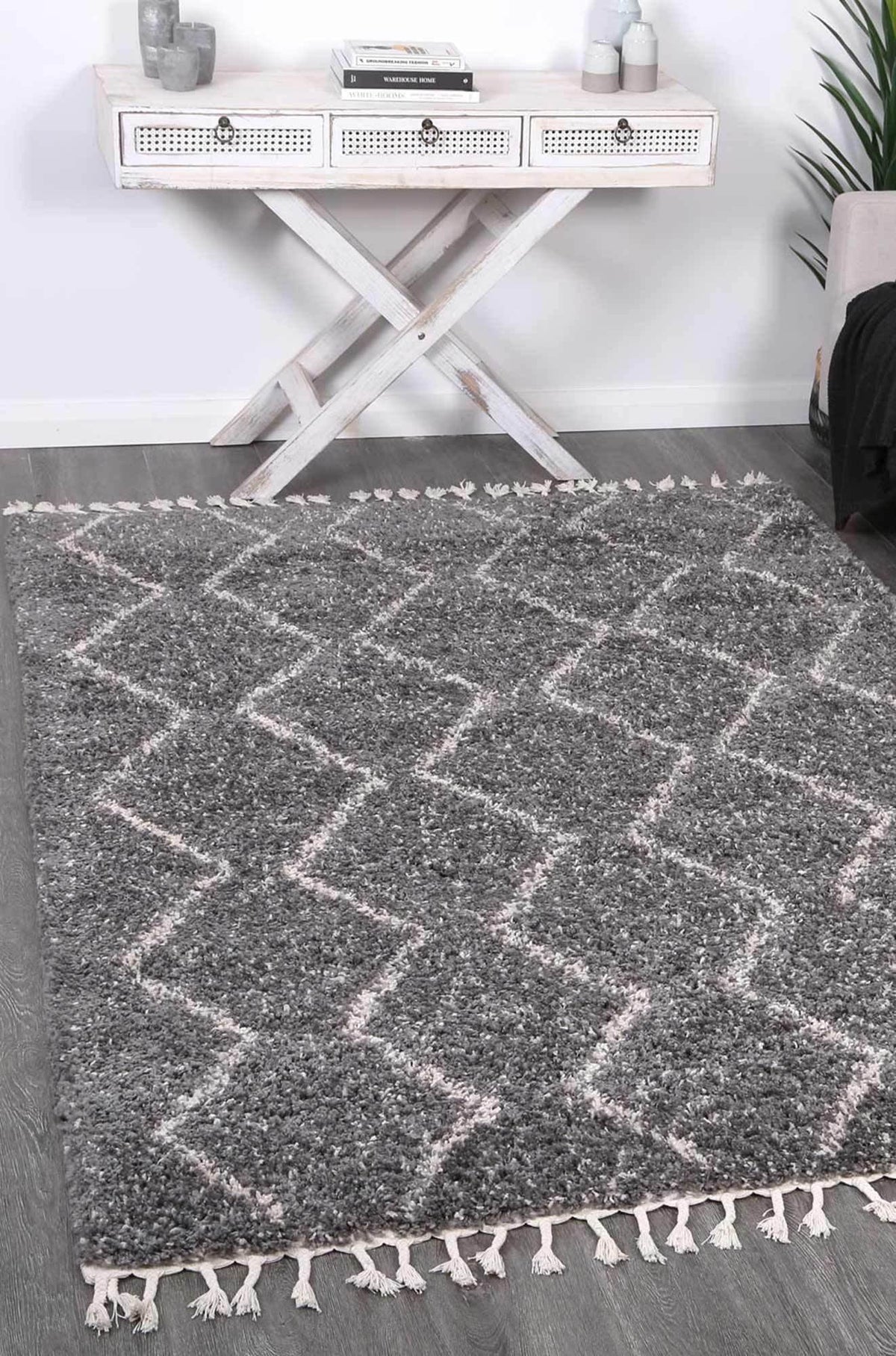 Marrakesh Levi Fleck Tribal Grey Moroccan Rug - The Rugs