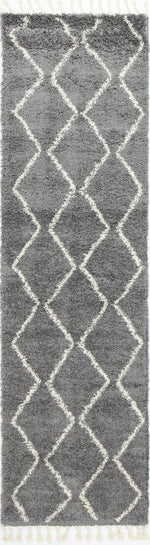 Marrakesh Levi Tribal Grey Moroccan Rug - The Rugs