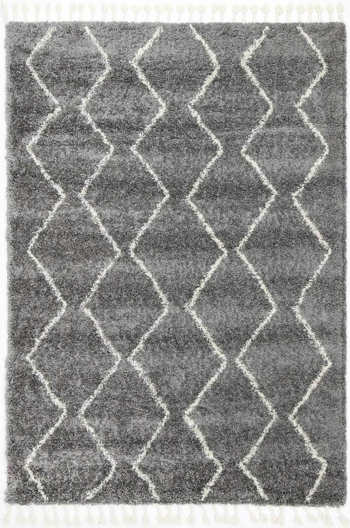 Marrakesh Levi Tribal Grey Moroccan Rug - The Rugs