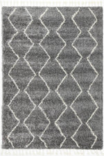 Marrakesh Levi Tribal Grey Moroccan Rug - The Rugs