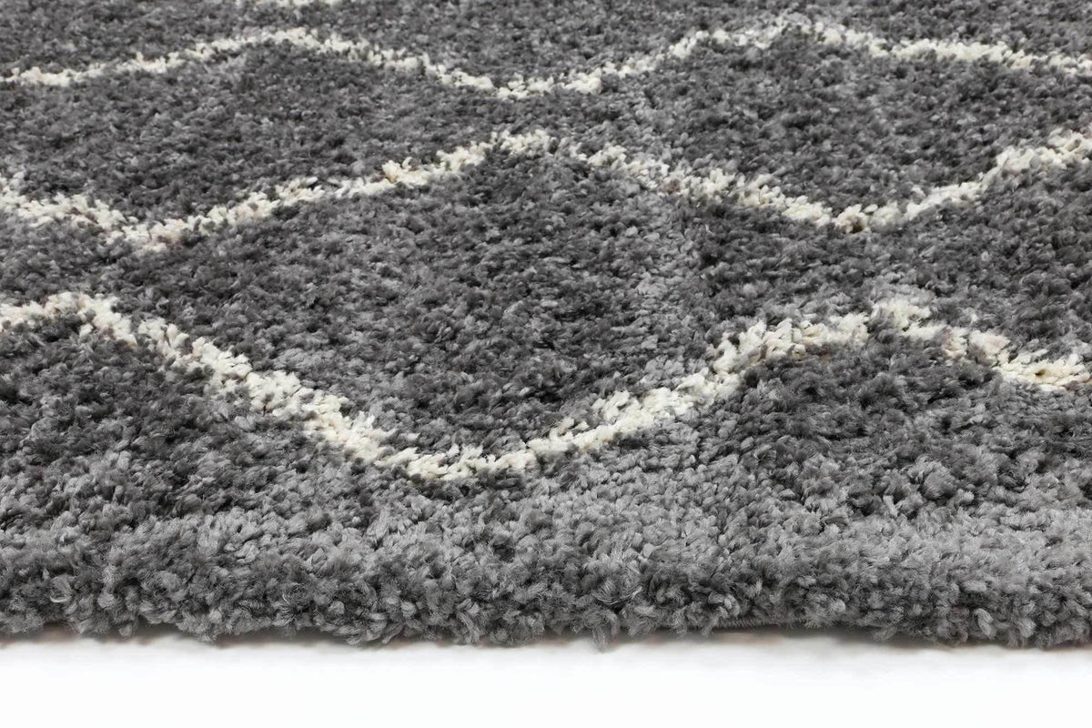 Marrakesh Levi Tribal Grey Moroccan Rug - The Rugs