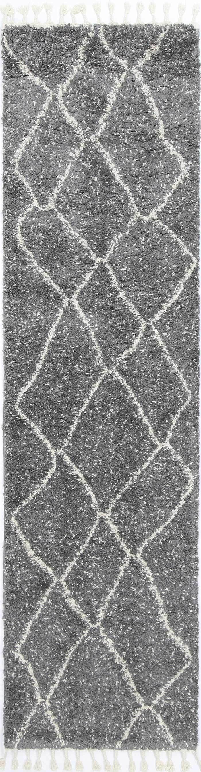 Marrakesh Maxen Tribal Grey Moroccan Rug - The Rugs