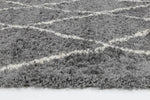 Marrakesh Clara Diamond Tribal Grey Moroccan Rug - The Rugs