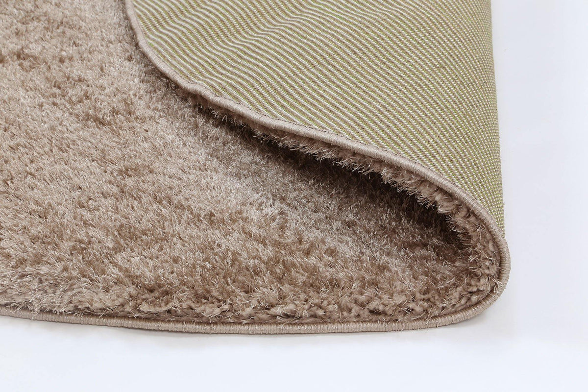 Oasis Soft Shag Beige Rug - The Rugs