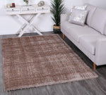 Oasis Soft Shag Beige Rug - The Rugs