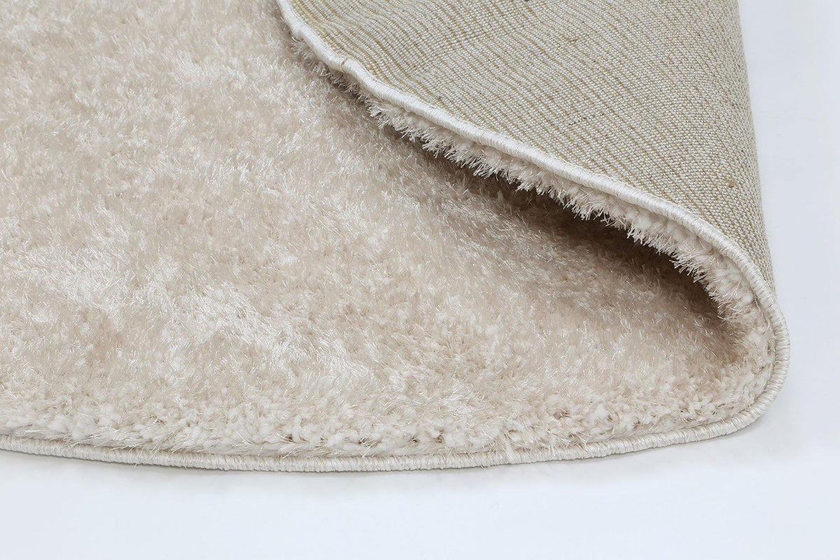 Oasis Soft Shag Ivory Rug - The Rugs