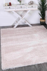 Oasis Soft Shag Ivory Rug - The Rugs