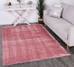 Oasis Soft Shag Pink Rug - The Rugs